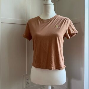 tan t-shirt